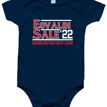 Baby Onesie Chris Sale Nate Nathan Eovaldi Boston Red Sox 2022 Creeper Romper