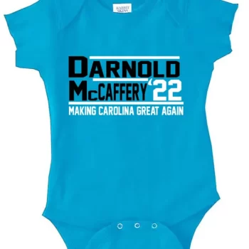 Baby Onesie Christian Mccaffrey Sam Darnold Carolina Panthers 2022 Creeper Romper