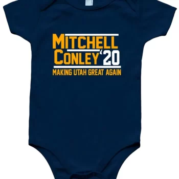 Baby Onesie Donovan Mitchell Mike Conley Jr Utah Jazz 2020 Creeper Romper