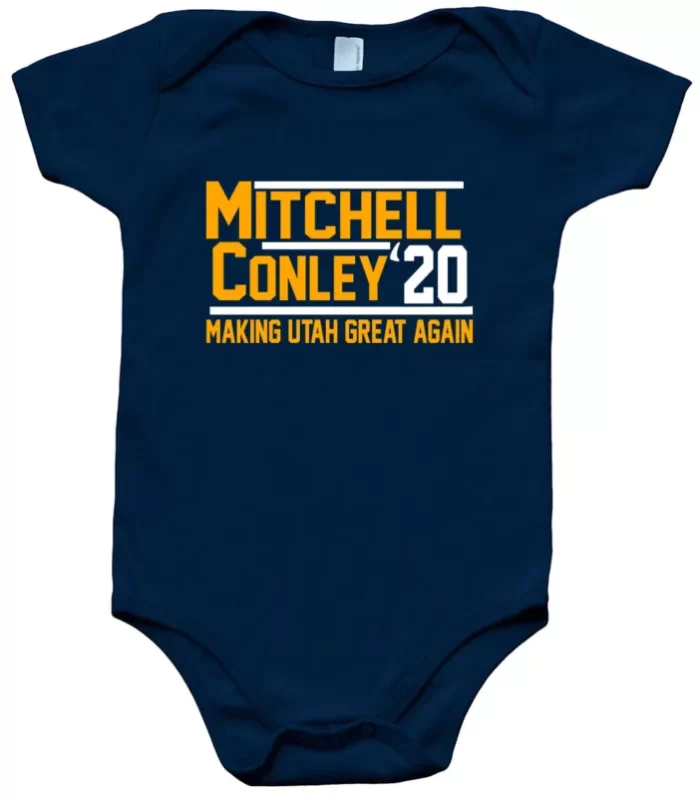 Baby Onesie Donovan Mitchell Mike Conley Jr Utah Jazz 2020 Creeper Romper