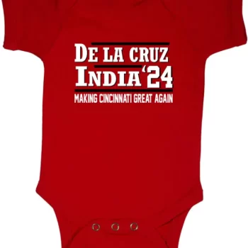Baby Onesie Elly De La Cruz Jonathan India Cincinnati Reds 2024 Creeper Romper