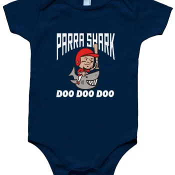 Baby Onesie Gerardo Parra Baby Onesie Shark Washington Nationals Doo Doo Doo Creeper Romper