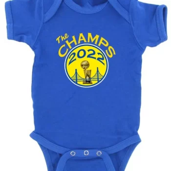 Baby Onesie Golden State Warriors 2022 Champions Champs Creeper Romper