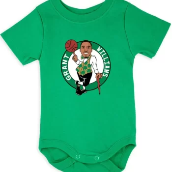 Baby Onesie Grant Williams Boston Celtics Logo Creeper Romper