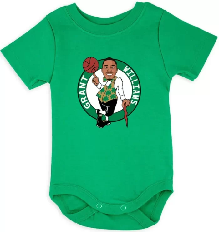 Baby Onesie Grant Williams Boston Celtics Logo Creeper Romper