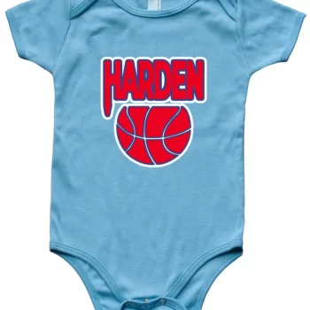Baby Onesie James Harden New Jersey Brooklyn Nets Old School Logo Creeper Romper