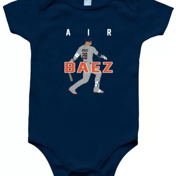 Baby Onesie Javier Javy Baez Detroit Tigers El Mago Air Creeper Romper