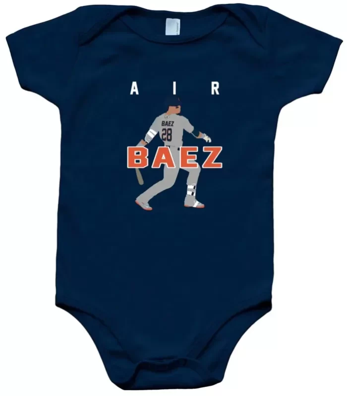 Baby Onesie Javier Javy Baez Detroit Tigers El Mago Air Creeper Romper