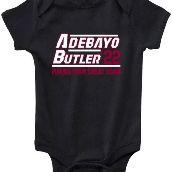 Baby Onesie Jimmy Butler Bam Adebayo Miami Heat Vice City 2022 Creeper Romper