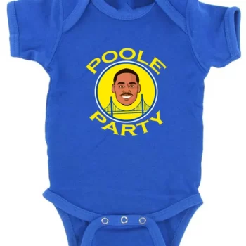Baby Onesie Jordan Poole Golden State Warriors Poole Party Creeper Romper