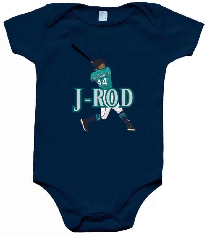 Baby Onesie Julio Rodriguez Seattle Mariners J-Rod Creeper Romper