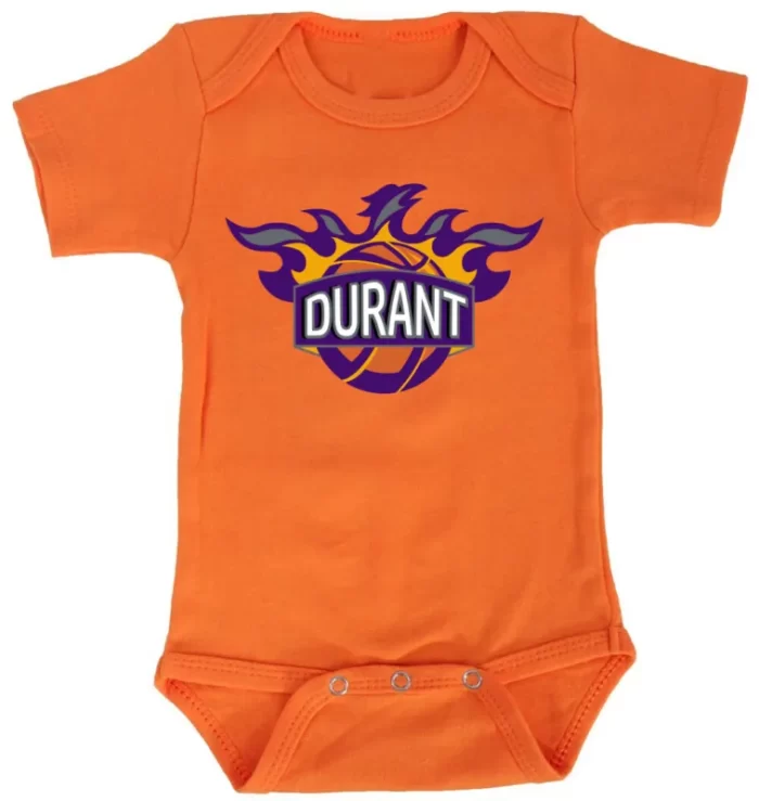 Baby Onesie Kevin Durant Kd Phoenix Suns Logo Creeper Romper