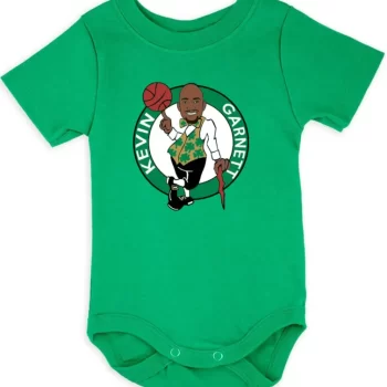 Baby Onesie Kevin Garnett Boston Celtics Big Ticket Logo Creeper Romper
