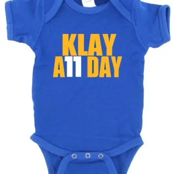 Baby Onesie Klay Thompson Golden State Warriors "All Day" NBA Finals Creeper Romper