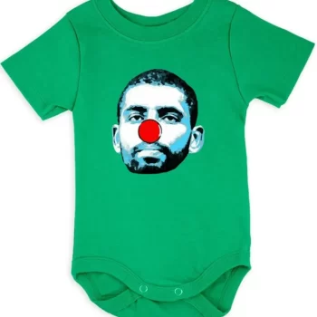 Baby Onesie Kyrie Irving Boston Celtics Clown Creeper Romper