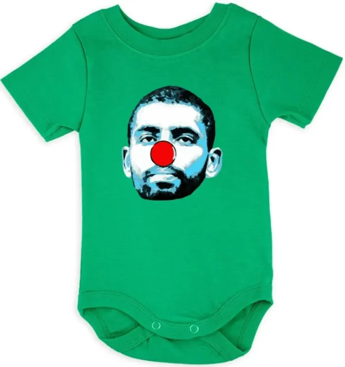 Baby Onesie Kyrie Irving Boston Celtics Clown Creeper Romper