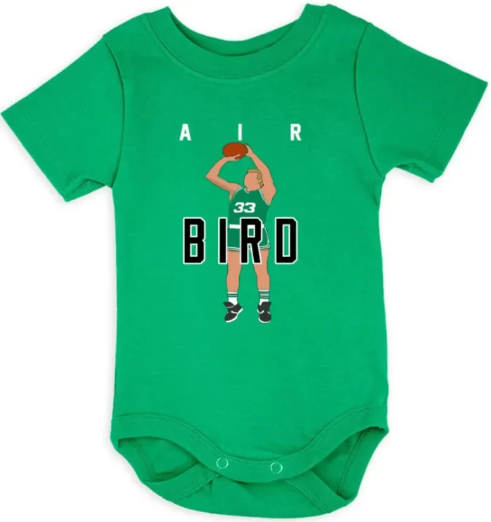 Baby Onesie Larry Bird Boston Celtics Air Pic Creeper Romper