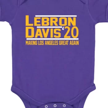 Baby Onesie Lebron James Anthony Davis Ad The Brow Los Angeles Lakers 20 Creeper Romper