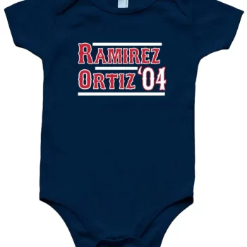 Baby Onesie Manny Ramirez David Ortiz Boston Red Sox 2004 Creeper Romper