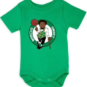 Baby Onesie Marcus Smart Boston Celtics Logo Creeper Romper