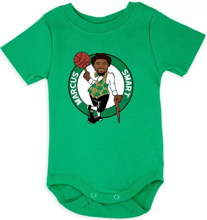 Baby Onesie Marcus Smart Boston Celtics Logo Creeper Romper