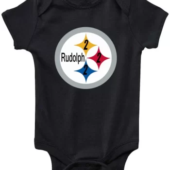 Baby Onesie Mason Rudolph Pittsburgh Steelers Logo Creeper Romper