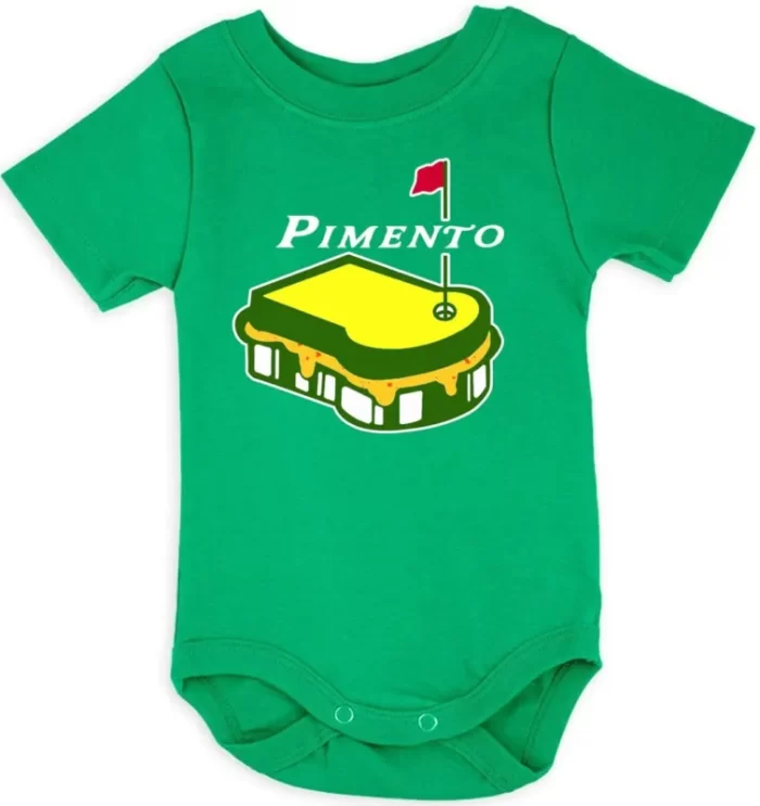 Baby Onesie Masters Augusta Tiger Woods Pimento Cheese Sandwich Creeper Romper