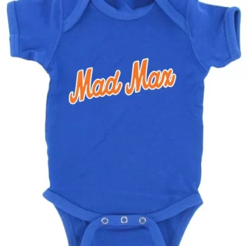 Baby Onesie Max Scherzer New York Mets Mad Max Ny Creeper Romper