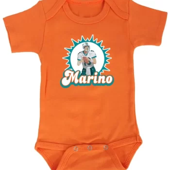 Baby Onesie Miami Dolphins Dan Marino Logo Creeper Romper