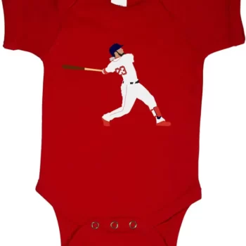 Baby Onesie Michael Chavis Boston Red Sox The Ice Horse "Home Run Pic" Creeper Romper