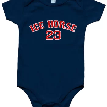 Baby Onesie Michael Chavis Boston Red Sox The Ice Horse "Logo" Creeper Romper