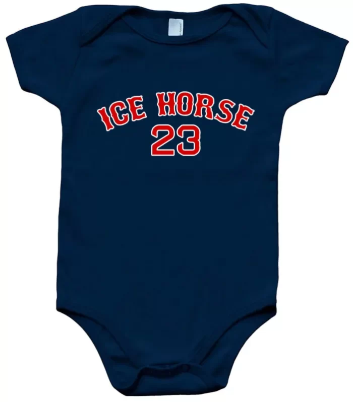 Baby Onesie Michael Chavis Boston Red Sox The Ice Horse "Logo" Creeper Romper
