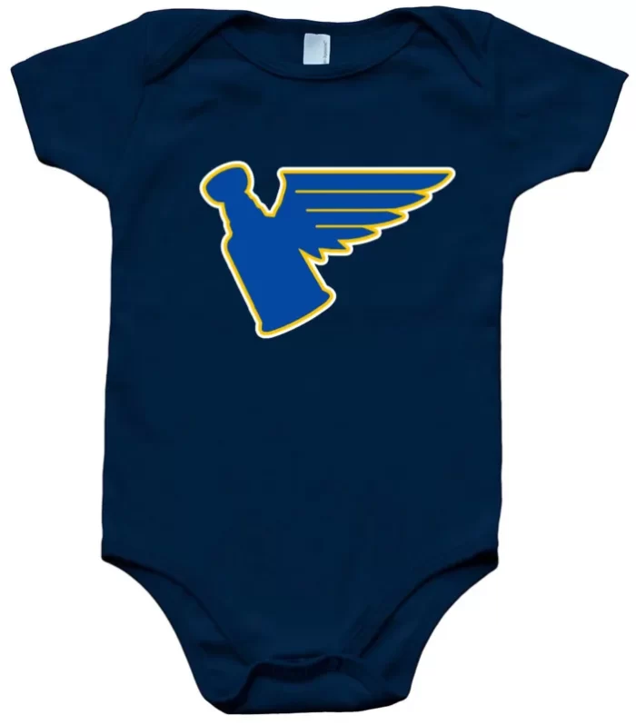 Baby Onesie Navy St. Louis Blues Stanley Cup Champions Logo Creeper Romper