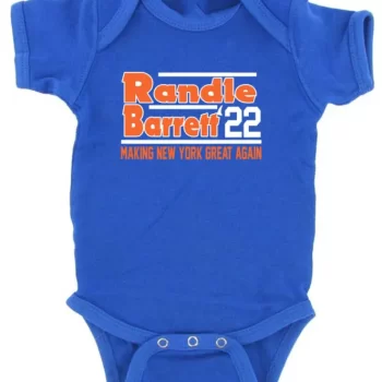 Baby Onesie New York Knicks Julius Randle Rj Barrett 2022 Creeper Romper