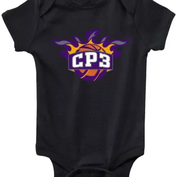 Baby Onesie Phoenix Suns Chris Paul Cp3 Logo Creeper Romper