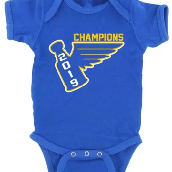 Baby Onesie St. Louis Blues Stanley Cup 2019 Champions Champs Creeper Romper