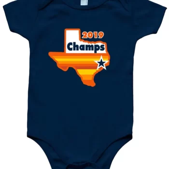 Baby Onesie State Jose Altuve 2019 World Series Champions Houston Astros Creeper Romper