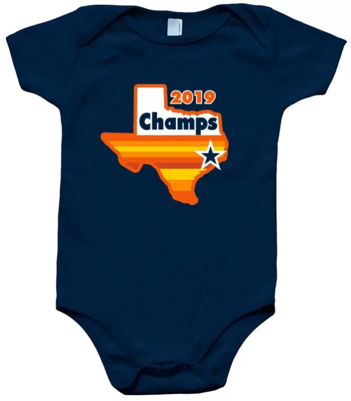 Baby Onesie State Jose Altuve 2019 World Series Champions Houston Astros Creeper Romper