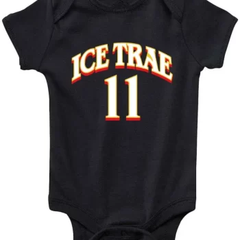 Baby Onesie Trae Young Atlanta Hawks "Ice Trae" Creeper Romper