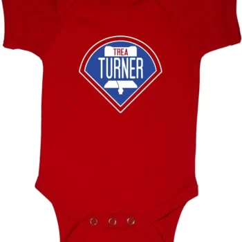 Baby Onesie Trea Turner Philadelphia Phillies Philly Logo Creeper Romper