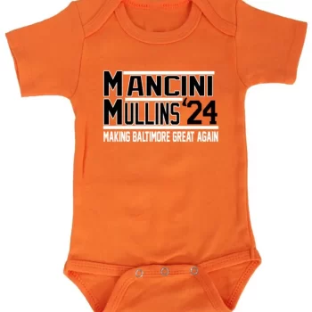 Baby Onesie Trey Mancini Cedric Mullins 2024 Baltimore Orioles Dance Creeper Romper