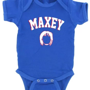 Baby Onesie Tyrese Maxey Philadelphia 76Ers Philly Logo Creeper Romper