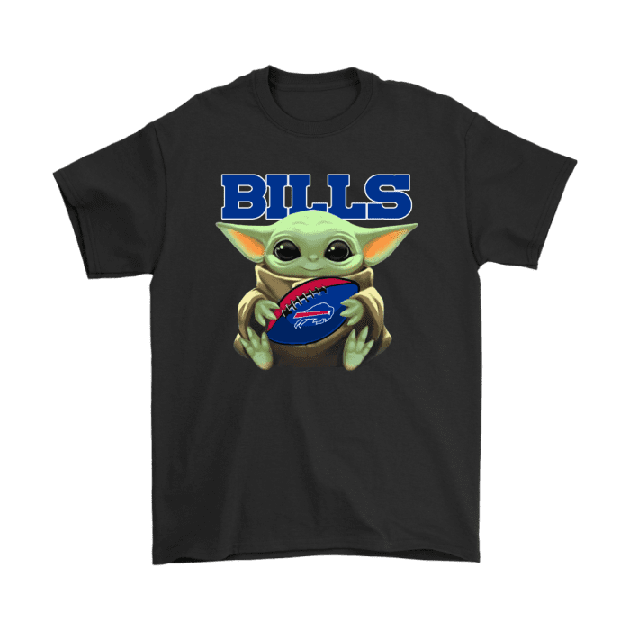 Baby Yoda Loves The Buffalo Bills Star Wars Unisex T-Shirt Kid T-Shirt LTS460
