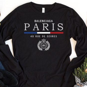 Balenciaga Paris 40 Rue De Severs Kid Tee Unisex Longsleeve Shirt LTB0688