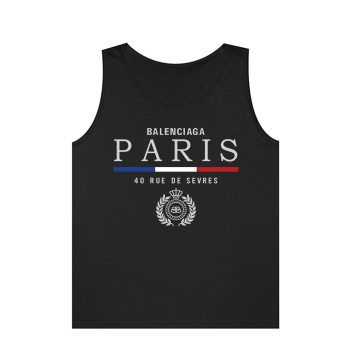 Balenciaga Paris 40 Rue De Severs Unisex Tank Top TTTB0829