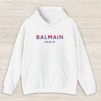 Balmain Paris Logo Unisex Pullover Hoodie HTB1102