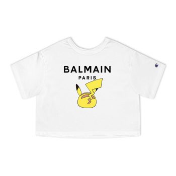 Balmain X Pokemon Champion Women Cropped T-Shirt CTB2863