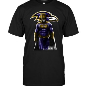 Baltimore Ravens Batman Bruce Wayne Unisex T-Shirt Kid T-Shirt LTS003