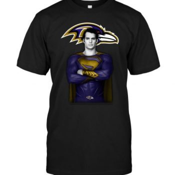 Baltimore Ravens Superman Clark Kent Unisex T-Shirt Kid T-Shirt LTS010