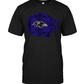 Baltimore Ravens The Millennium Falcon Star Wars Unisex T-Shirt Kid T-Shirt LTS011